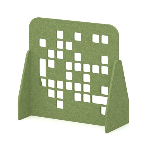 Sch! Acoustic Floor Standing Screen - Block - Fern Green - 1200mm