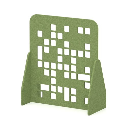 Sch! Acoustic Floor Standing Screen - Block - Fern Green - 1400mm