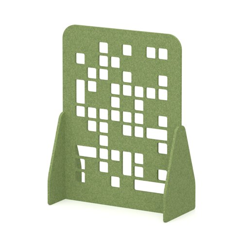 Sch! Acoustic Floor Standing Screen - Block - Fern Green - 1600mm