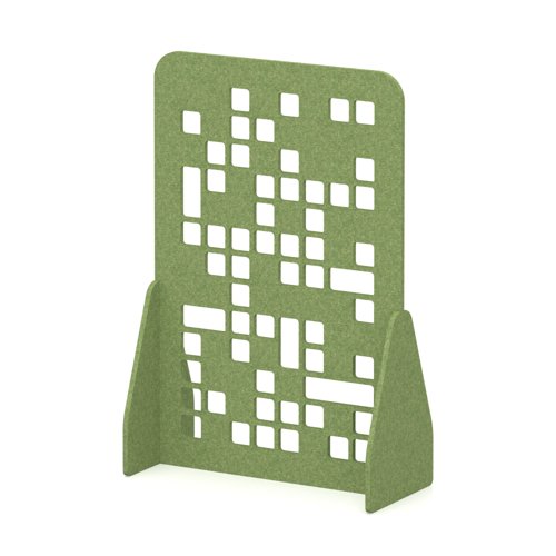 Sch! Acoustic Floor Standing Screen - Block - Fern Green - 1800mm