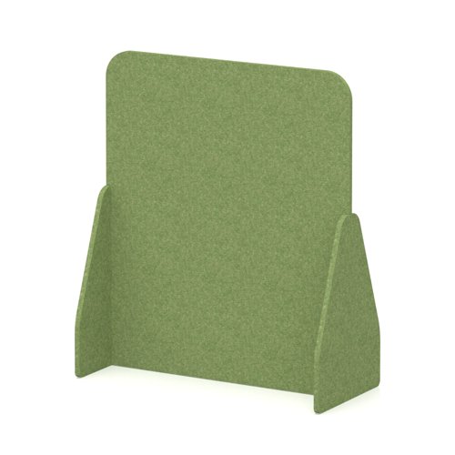 Sch! Acoustic Floor Standing Screen - Full - Fern Green - 1400mm