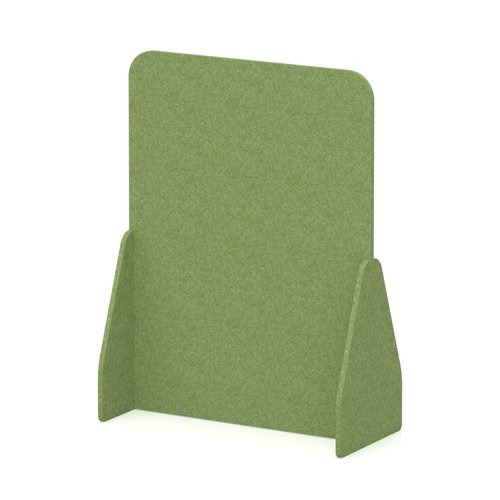 Sch! Acoustic Floor Standing Screen - Full - Fern Green - 1600mm