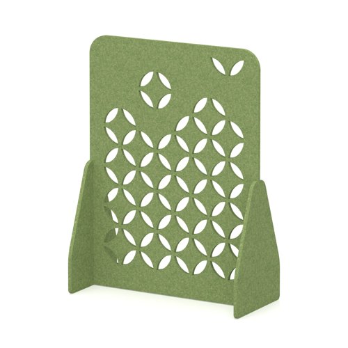 Sch! Acoustic Floor Standing Screen - Petal - Fern Green - 1600mm