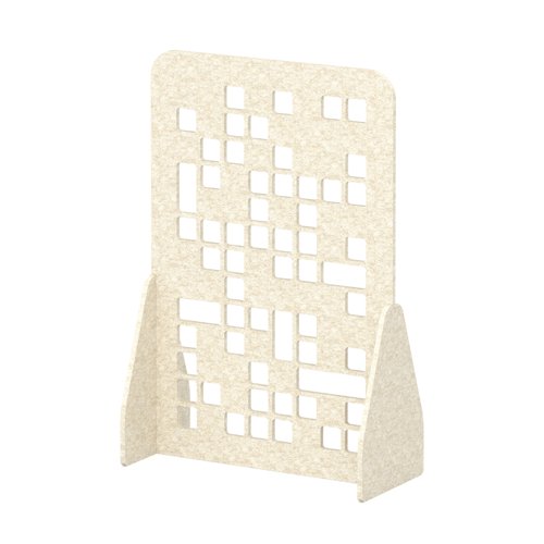 Sch! Acoustic Floor Standing Screen - Block - Linen Beige - 1800mm