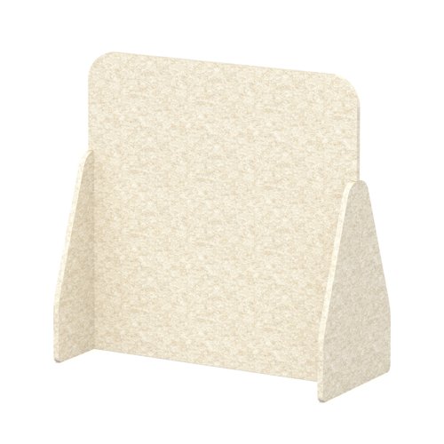 Sch! Acoustic Floor Standing Screen - Full - Linen Beige - 1200mm