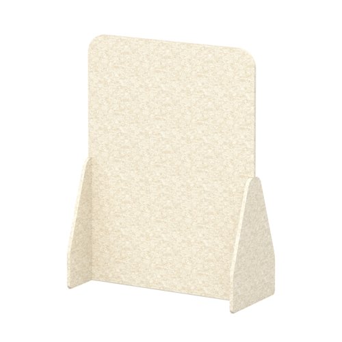 Sch! Acoustic Floor Standing Screen - Full - Linen Beige - 1600mm