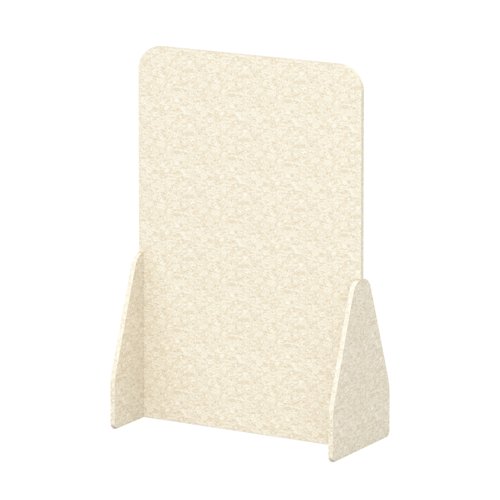 Sch! Acoustic Floor Standing Screen - Full - Linen Beige - 1800mm