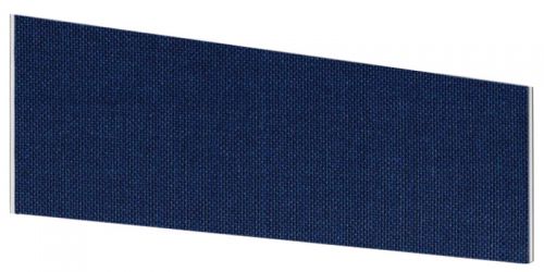Impulse Plus Angle 450/600 Desktop Screen Royal Blue Fabric Light Grey Edges
