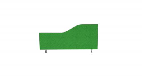 Impulse Plus Wave 450/800 Desktop Screen Palm Green Fabric Light Grey Edges
