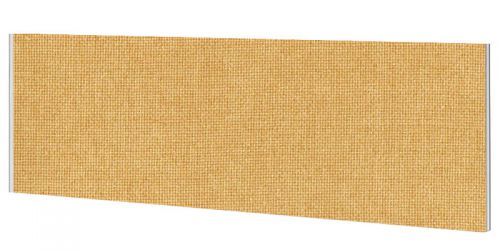 Impulse Plus Oblong 450/1200 Desktop Screen Beige Fabric Light Grey Edges