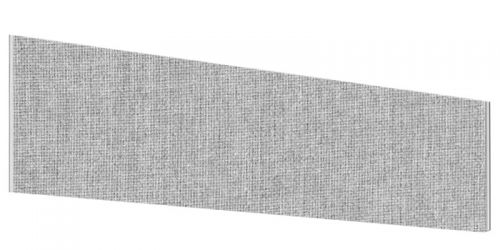 Impulse Plus Angle 450/1200 Desktop Screen Light Grey Fabric Light Grey Edges