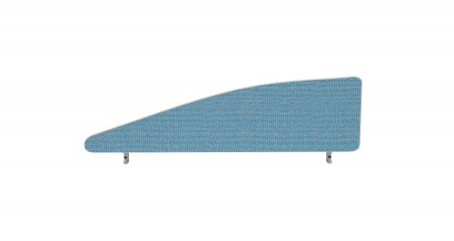 Impulse Plus Angle 450/1200 Desktop Screen Sky Blue Fabric Light Grey Edges