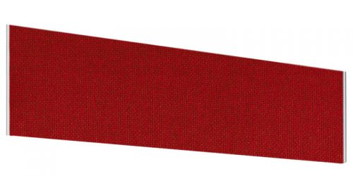 Impulse Plus Angle 450/1400 Desktop Screen Burgundy Fabric Light Grey Edges