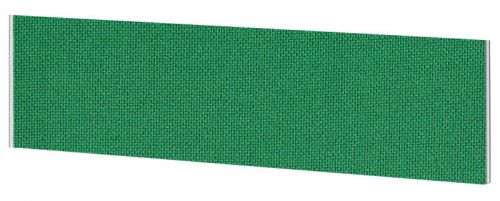 Impulse Plus Oblong 450/1500 Desktop Screen Palm Green Fabric Light Grey Edges
