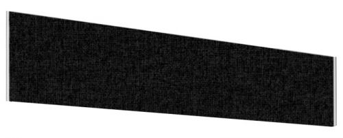 Impulse Plus Angle 450/1500 Desktop Screen Black Fabric Light Grey Edges