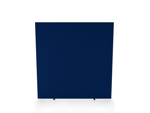 Impulse Plus Oblong 1800/1000 Floor Free Standing Screen Powder Blue Fabric Light Grey Edges