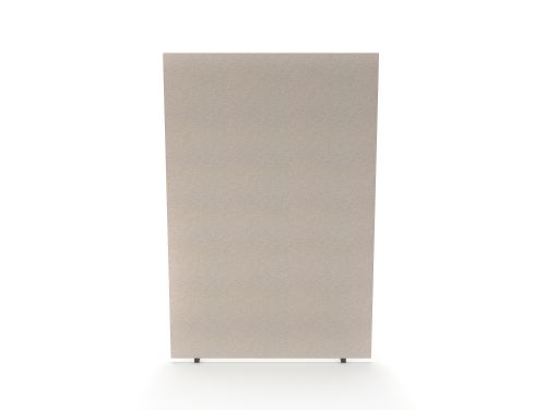 Impulse Plus Oblong 1800/1200 Floor Free Standing Screen Light Grey Fabric Light Grey Edges