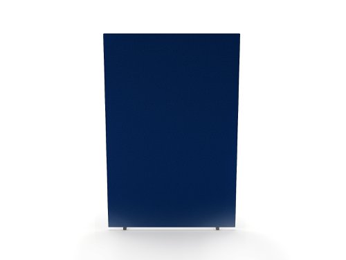 Impulse Plus Oblong 1800/1200 Floor Free Standing Screen Powder Blue Fabric Light Grey Edges Dynamic