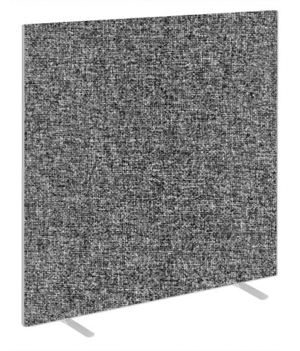 Impulse Plus Oblong 1800/1500 Floor Free Standing Screen Lead Fabric Light Grey Edges SCR10265