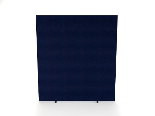Impulse Plus Oblong 1800/1500 Floor Free Standing Screen Royal Blue Fabric Light Grey Edges