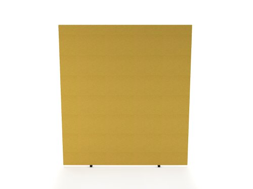 Impulse Plus Oblong 1800/1600 Floor Free Standing Screen Beige Fabric Light Grey Edges