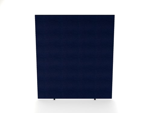 Impulse Plus Oblong 1800/1600 Floor Free Standing Screen Royal Blue Fabric Light Grey Edges  SCR10278