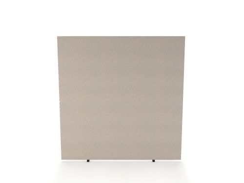 Impulse Plus Oblong 1650/800 Floor Free Standing Screen Light Grey Fabric Light Grey Edges