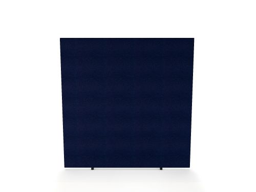 Impulse Plus Oblong 1650/800 Floor Free Standing Screen Royal Blue Fabric Light Grey Edges