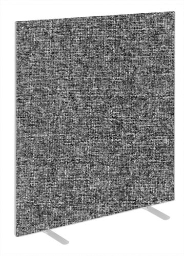 Impulse Plus Oblong 1650/1000 Floor Free Standing Screen Lead Fabric Light Grey Edges