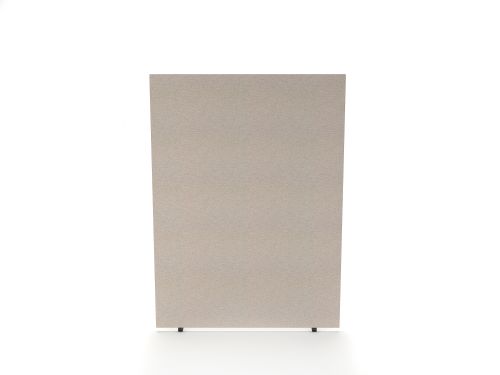 Impulse Plus Oblong 1650/1000 Floor Free Standing Screen Light Grey Fabric Light Grey Edges