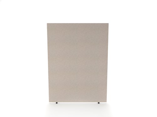 Impulse Plus Oblong 1650/1200 Floor Free Standing Screen Light Grey Fabric Light Grey Edges