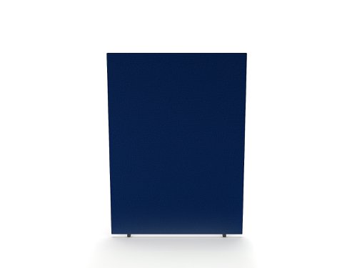 Impulse Plus Oblong 1650/1200 Floor Free Standing Screen Powder Blue Fabric Light Grey Edges