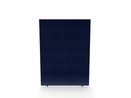 Impulse Plus Oblong 1650/1200 Floor Free Standing Screen Royal Blue Fabric Light Grey Edges