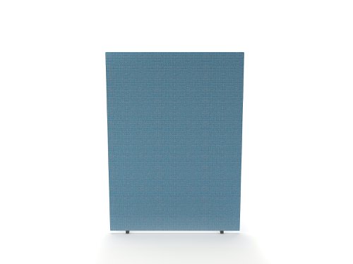 Impulse Plus Oblong 1650/1200 Floor Free Standing Screen Sky Blue Fabric Light Grey Edges Dynamic