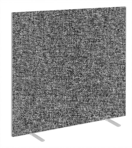 Impulse Plus Oblong 1650/1500 Floor Free Standing Screen Lead Fabric Light Grey Edges Dynamic