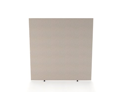 Impulse Plus Oblong 1650/1600 Floor Free Standing Screen Light Grey Fabric Light Grey Edges
