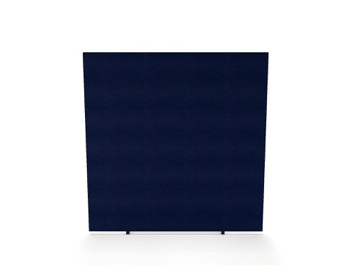 Impulse Plus Oblong 1650/1600 Floor Free Standing Screen Royal Blue Fabric Light Grey Edges