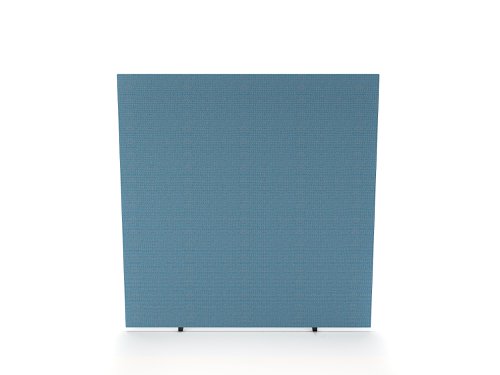 Impulse Plus Oblong 1650/1600 Floor Free Standing Screen Sky Blue Fabric Light Grey Edges
