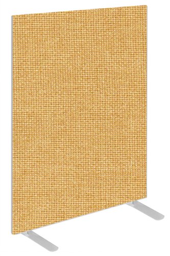 Impulse Plus Oblong 1200/600 Floor Free Standing Screen Beige Fabric Light Grey Edges Floor Standing Screens SCR10406