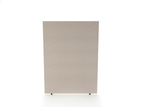 Impulse Plus Oblong 1200/600 Floor Free Standing Screen Light Grey Fabric Light Grey Edges