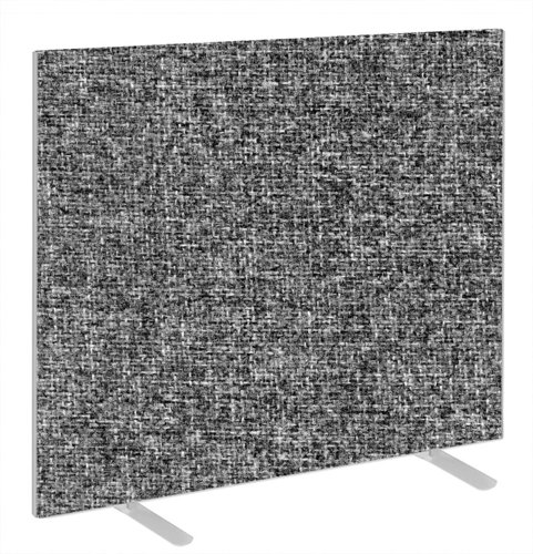 Impulse Plus Oblong 1200/1000 Floor Free Standing Screen Lead Fabric Light Grey Edges