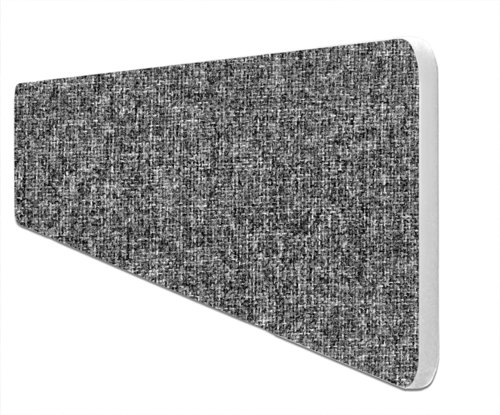 Impulse Plus Oblong 400/1500 Desktop Screen Rounded Corners Lead Fabric Light Grey Edges