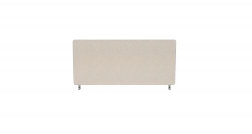 Impulse Plus Oblong 300/800 Desktop Screen Rounded Corners Light Grey Fabric Light Grey Edges
