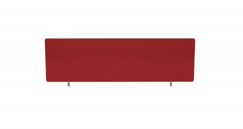Impulse Plus Oblong 300/1200 Desktop Screen Rounded Corners Burgundy Fabric Light Grey Edges