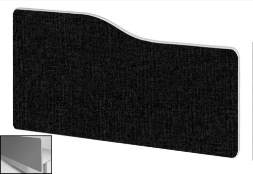Impulse Plus Wave 400/800 Backdrop Screen Rounded Corners Black Fabric Light Grey Edges