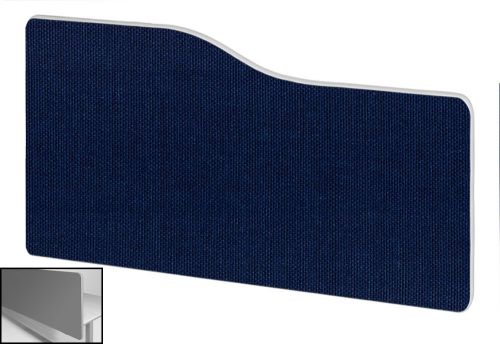 Impulse Plus Wave 400/800 Backdrop Screen Rounded Corners Royal Blue Fabric Light Grey Edges