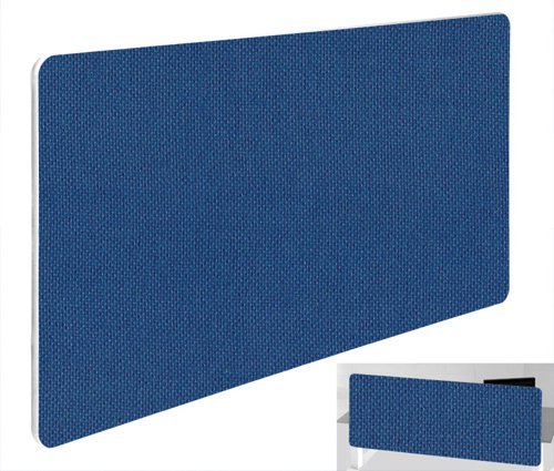 Impulse Plus Oblong 400/1000 Backdrop Screen Rounded Corners Powder Blue Fabric Light Grey Edges