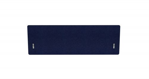Impulse Plus Oblong 400/1200 Backdrop Screen Rounded Corners Royal Blue Fabric Light Grey Edges