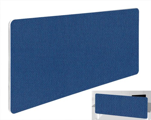 Impulse Plus Oblong 400/1500 Backdrop Screen Rounded Corners Powder Blue Fabric Light Grey Edges