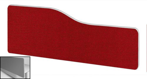 Impulse Plus Wave 400/1600 Backdrop Screen Rounded Corners Burgundy Fabric Light Grey Edges